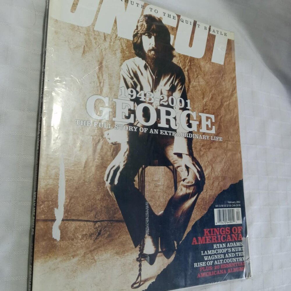 UNCUT Magazine 2002 #57 George Harrison Tribute David Lynch Ron Wood, Ryan Adams